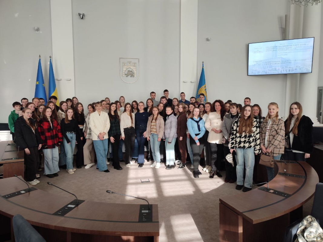 Фото з відвідин Львівської міської ради