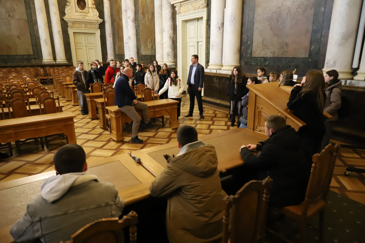 Фото із зустрічі у Львівській політехніці