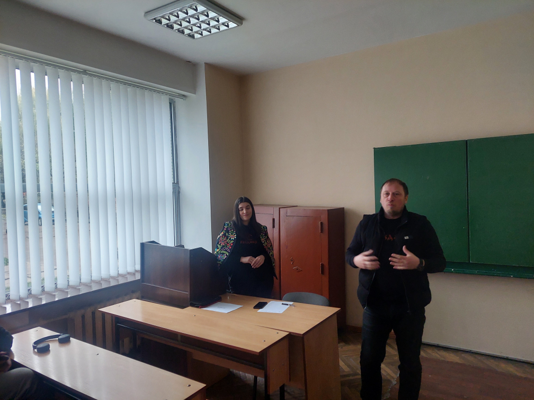 Фото із зустрічі у Львівській політехніці