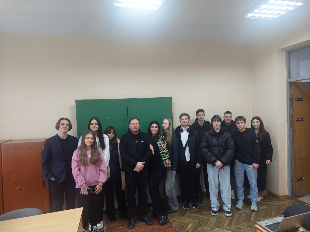 Фото із зустрічі у Львівській політехніці