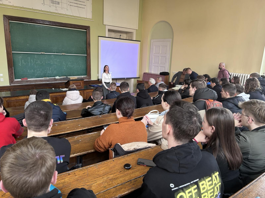 Фото із зустрічі у Львівській політехніці
