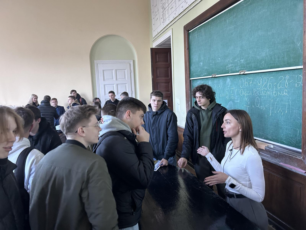 Фото із зустрічі у Львівській політехніці