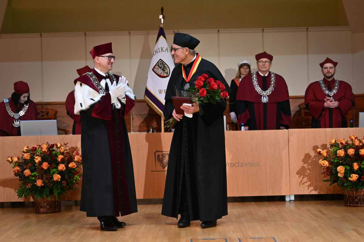 Фото з урочистостей у Вроцлавській політехніці