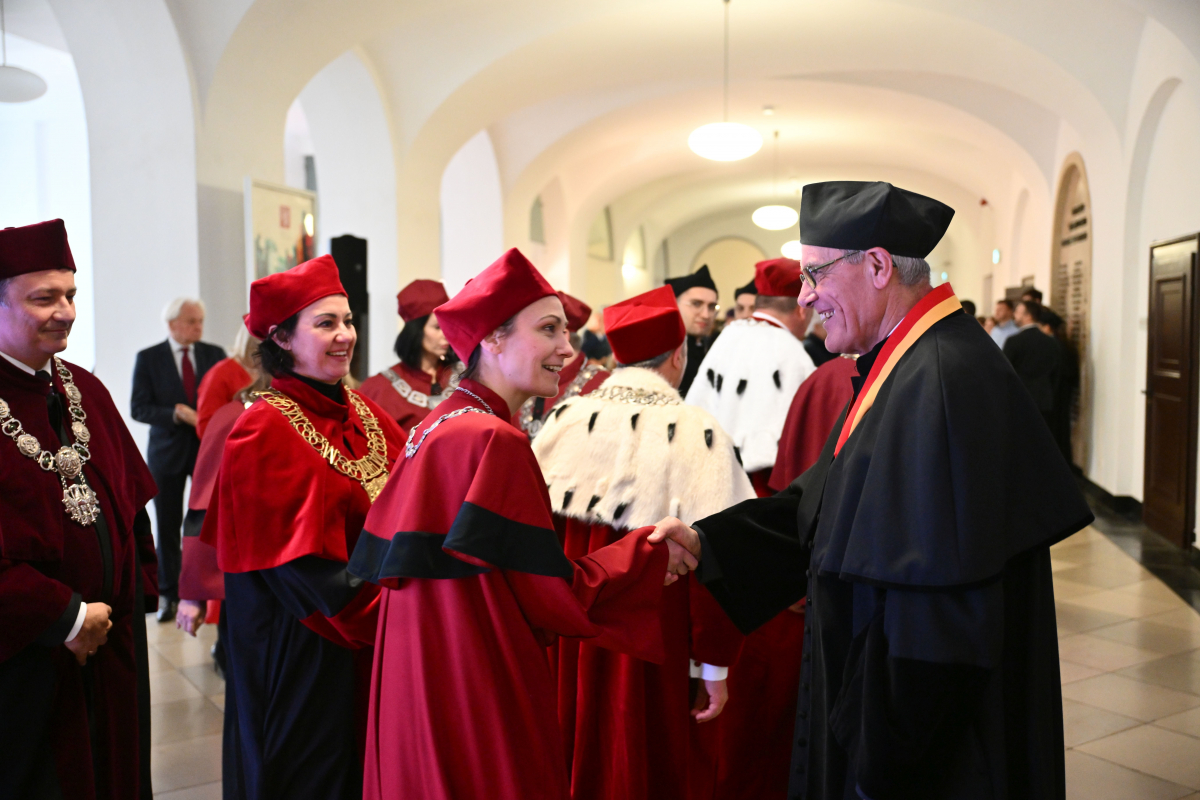 Фото з урочистостей у Вроцлавській політехніці