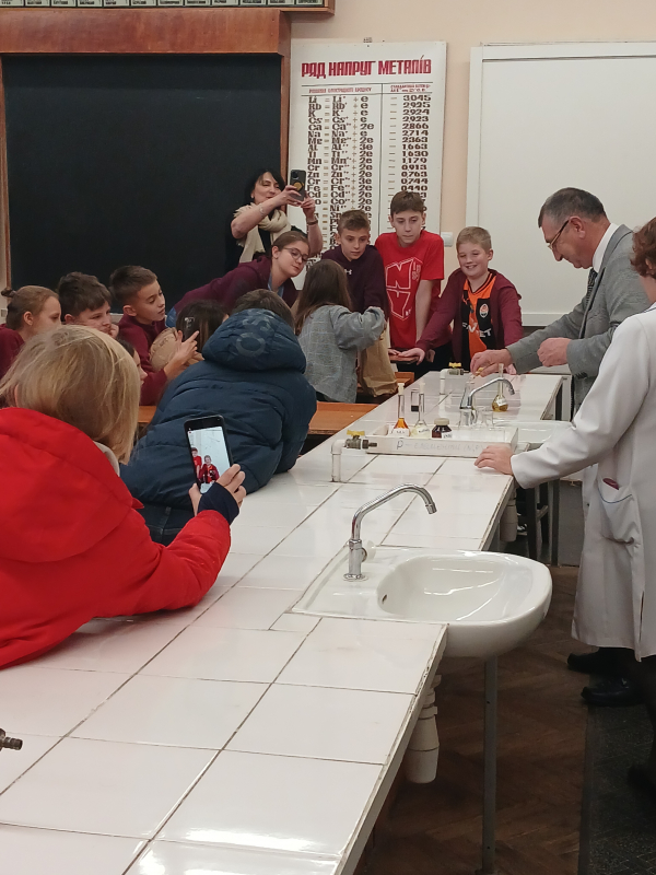 Фото з відвідин кафедри