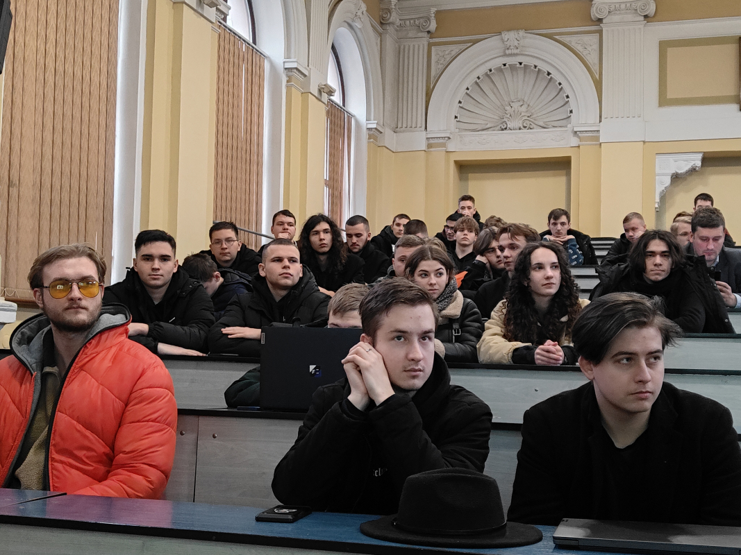Фото із зустрічі у Львівській політехніці