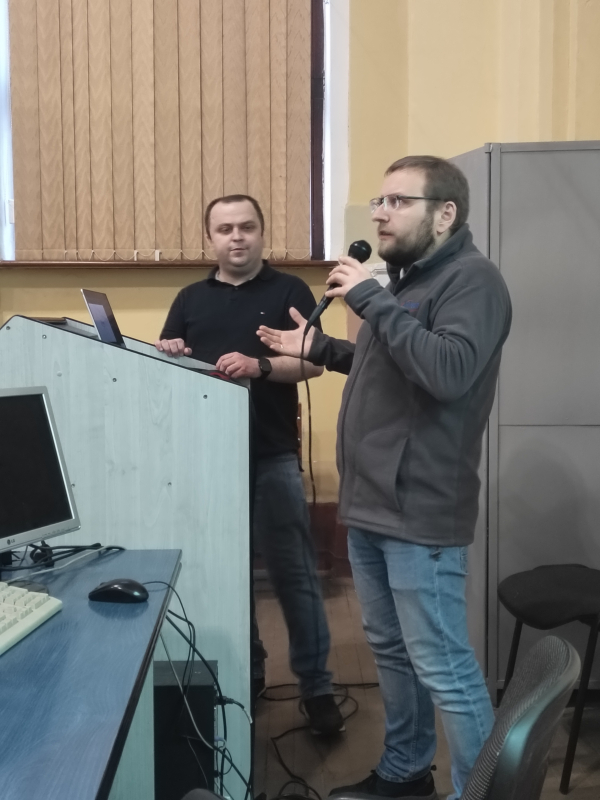 Фото із зустрічі у Львівській політехніці