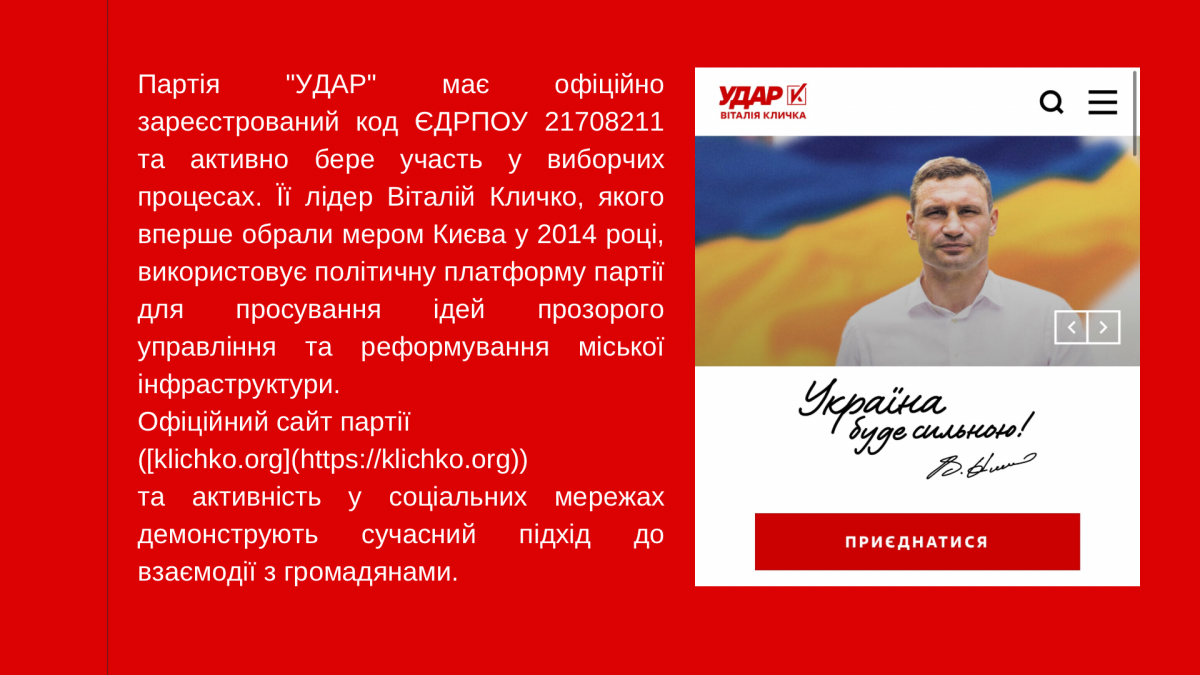 Скріншот з онлайн-презентації