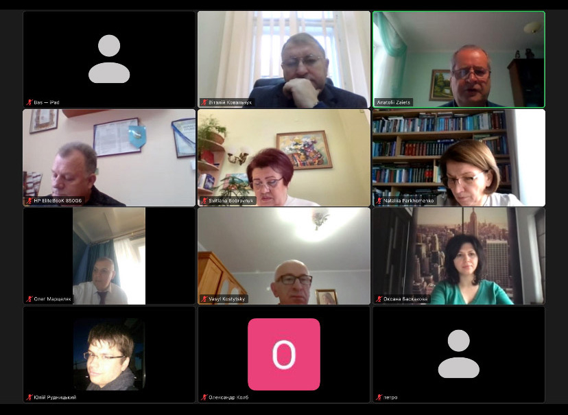 Скріншот з онлайн-конференції