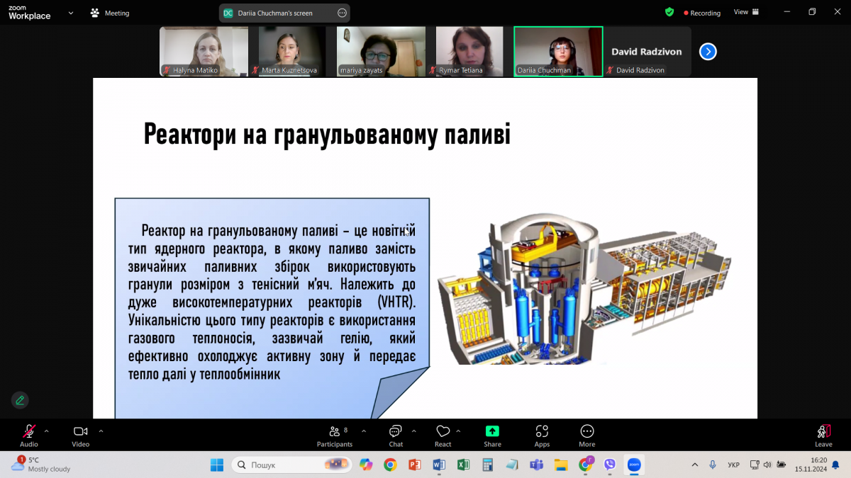 Скріншот з онлайн-заходу