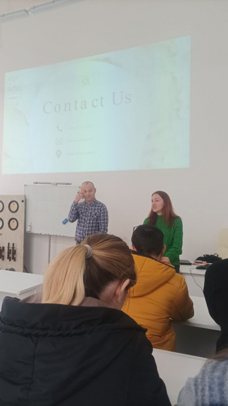 Фото із зустрічі у Львівській політехніці