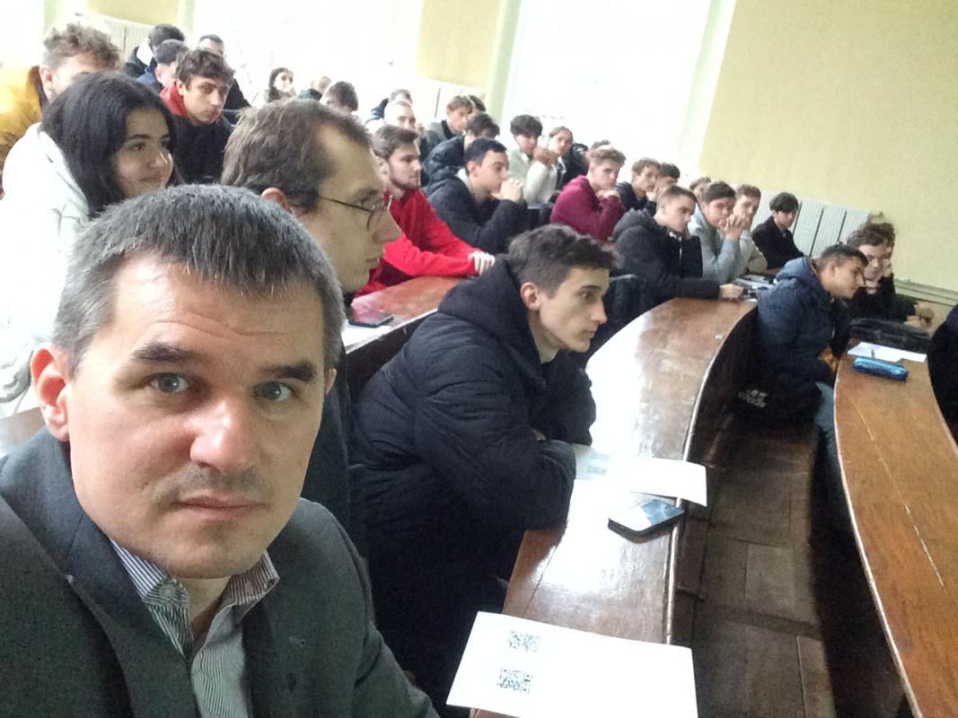 Фото із зустрічі у Львівській політехніці