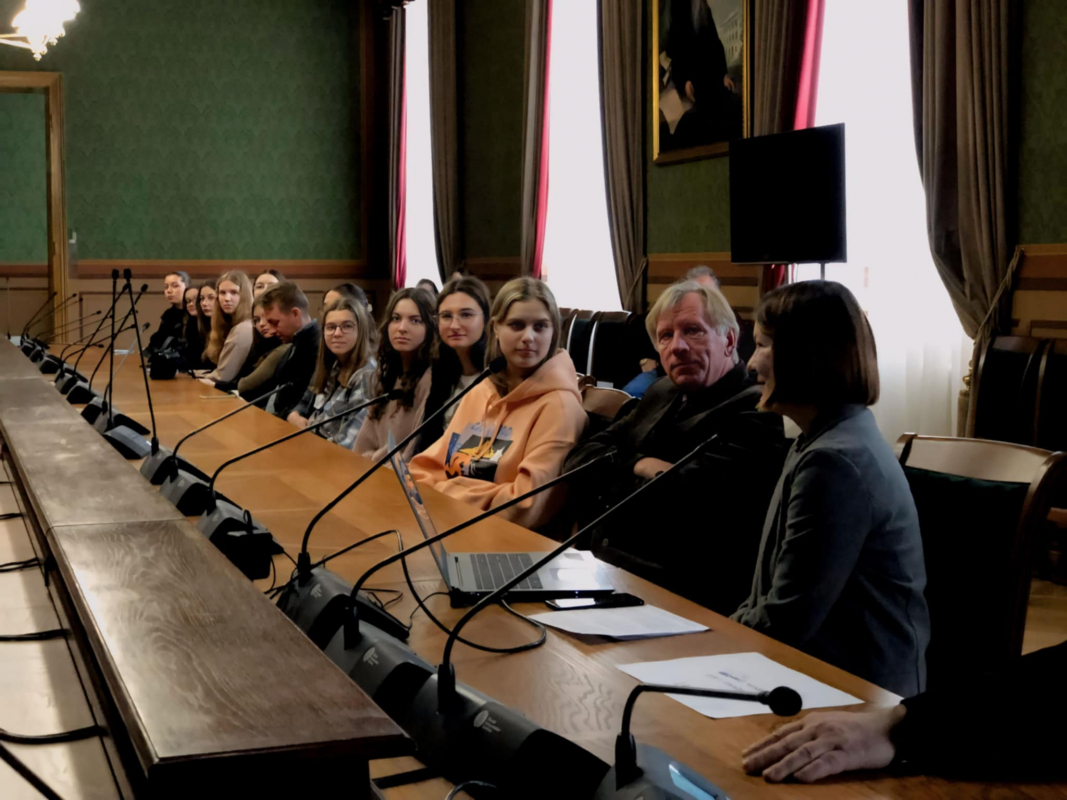 Фото із зустрічі у Львівській політехніці