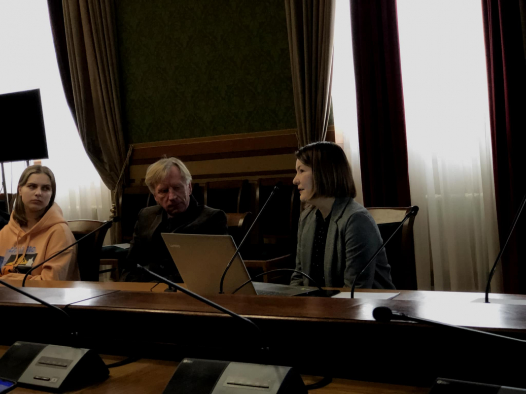 Фото із зустрічі у Львівській політехніці