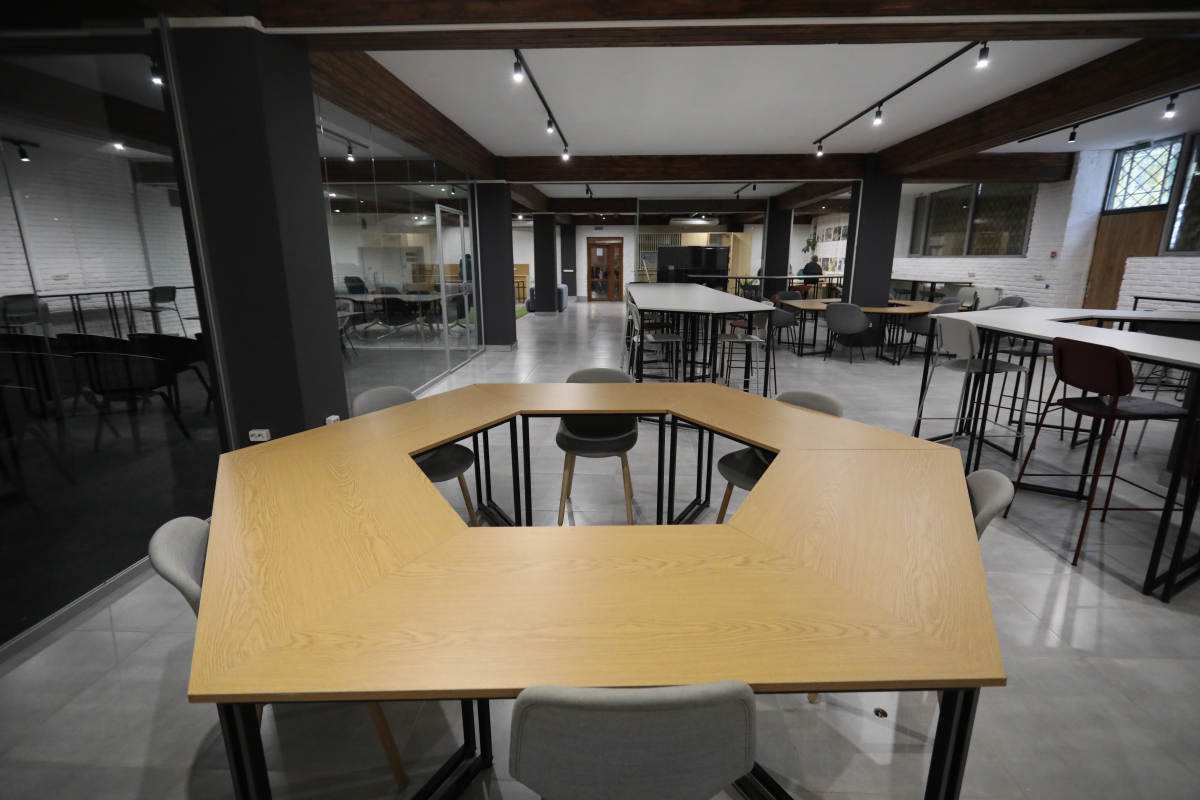 Фото з відкриття студентського простору