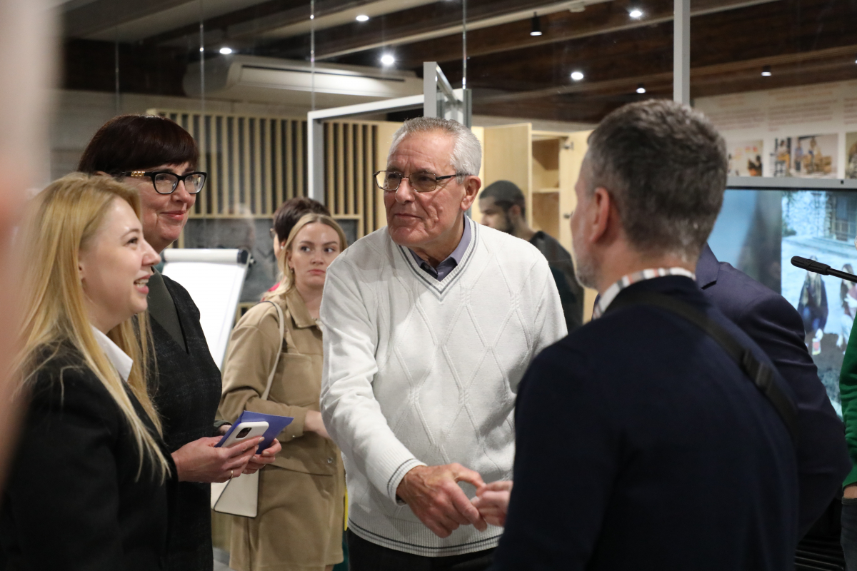 Фото з відкриття студентського простору