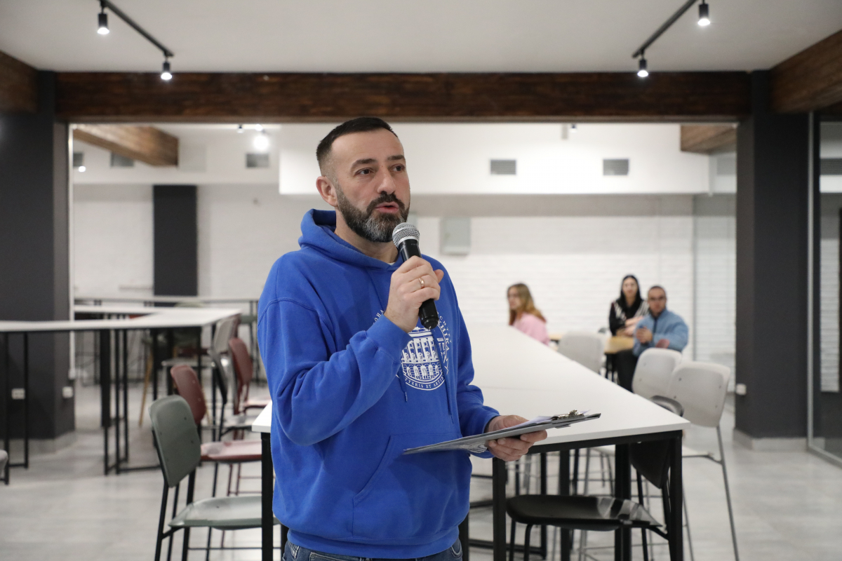 Фото з відкриття студентського простору