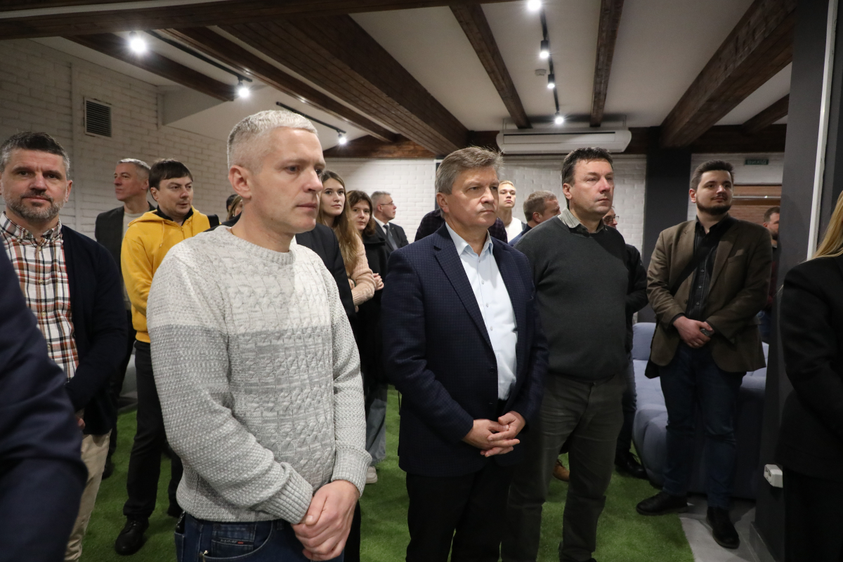 Фото з відкриття студентського простору