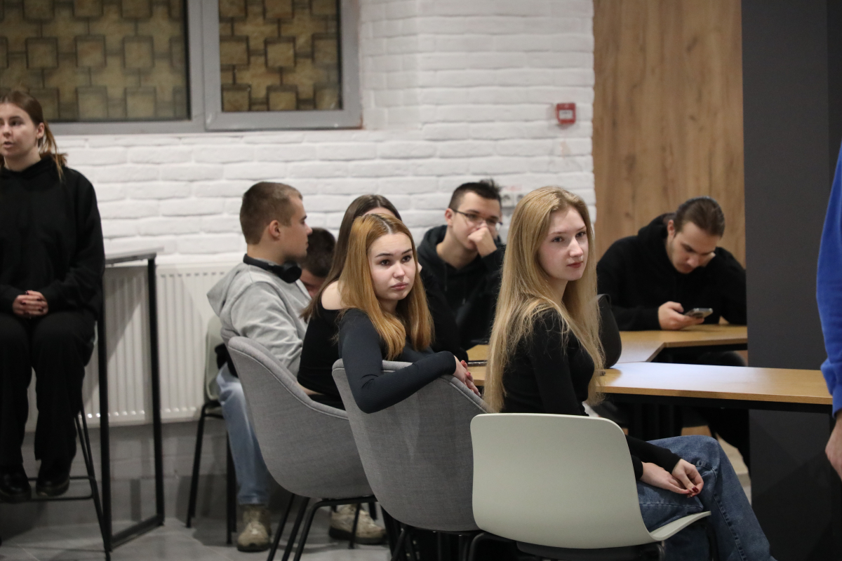 Фото з відкриття студентського простору