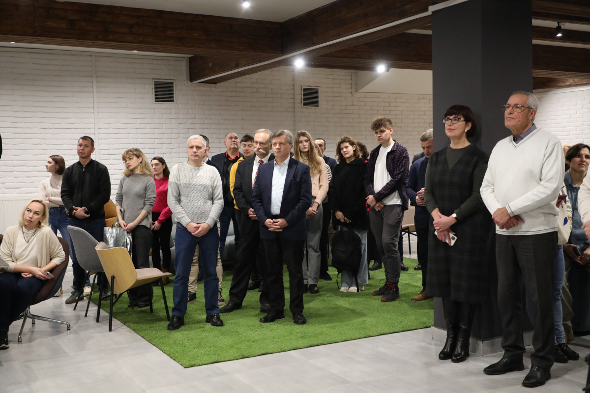 Фото з відкриття студентського простору