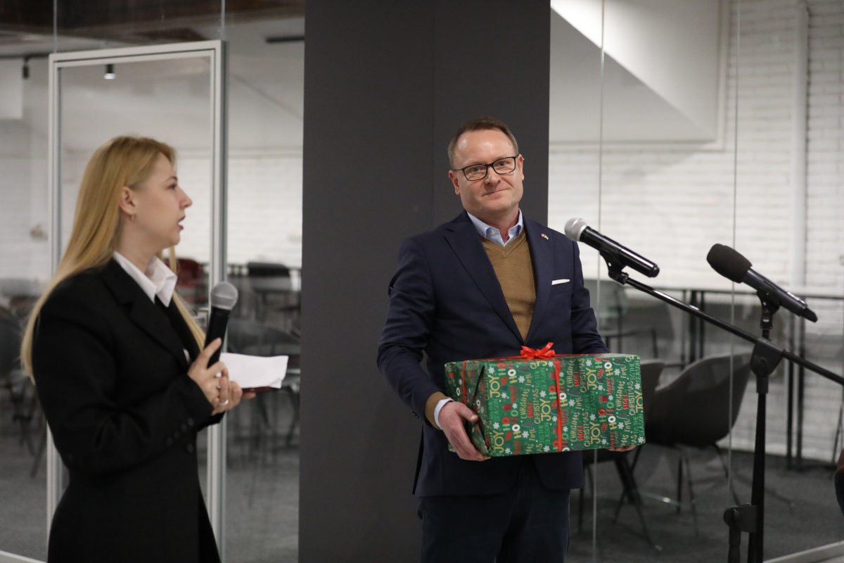 Фото з відкриття студентського простору