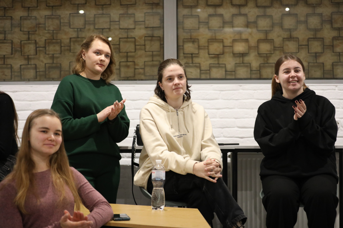 Фото з відкриття студентського простору