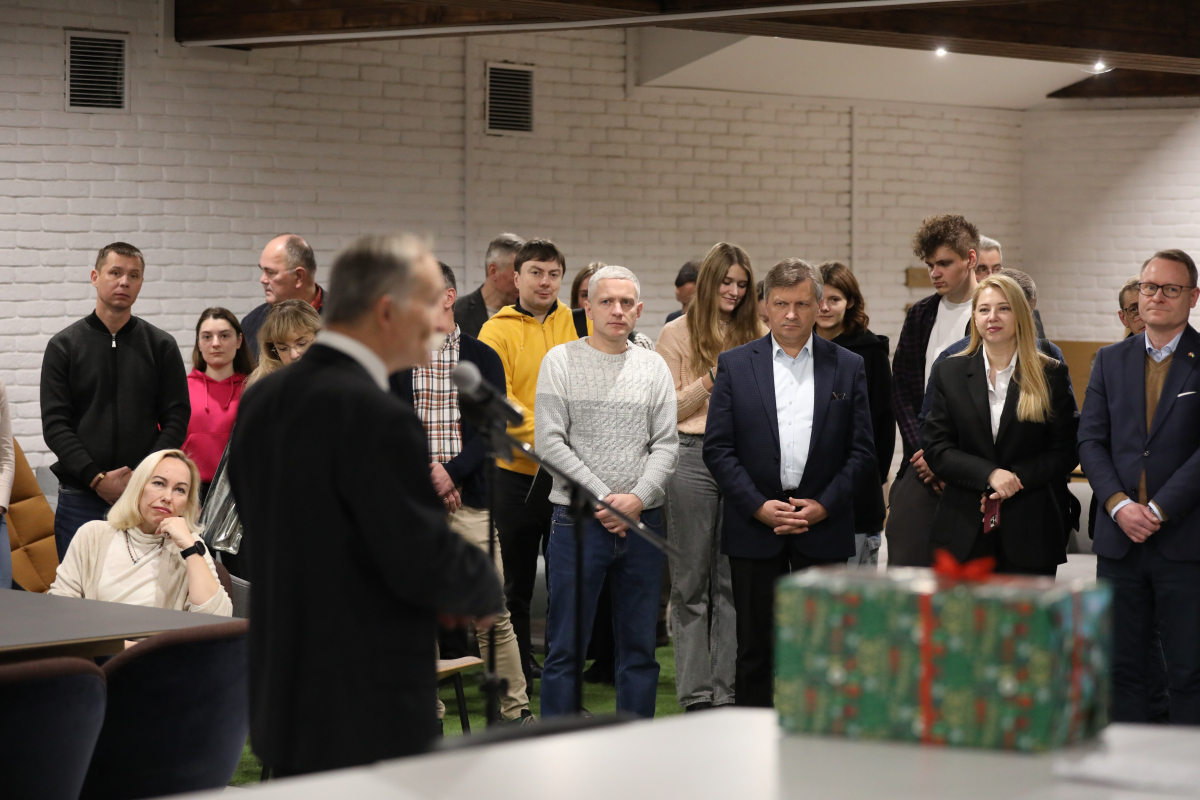 Фото з відкриття студентського простору