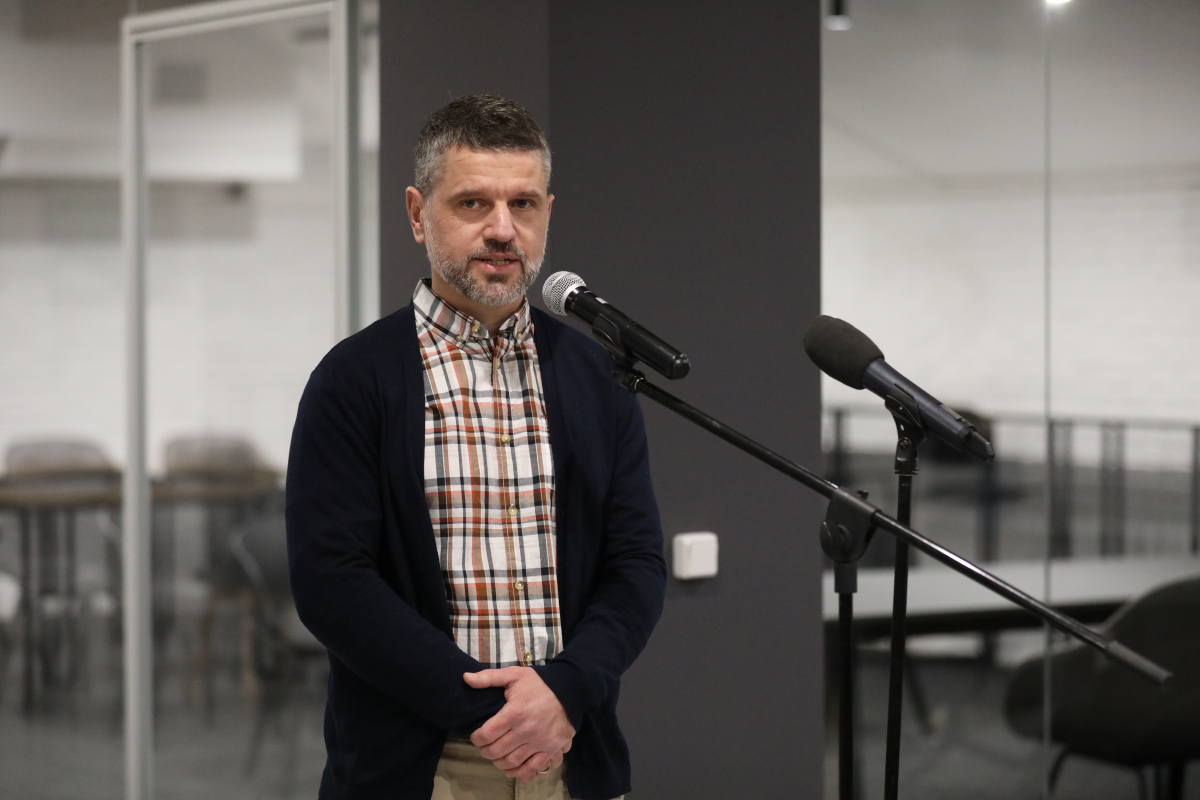 Фото з відкриття студентського простору