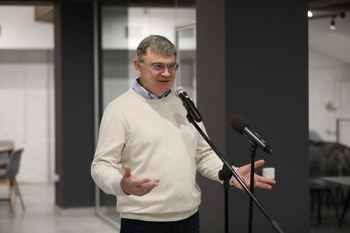 Фото з відкриття студентського простору