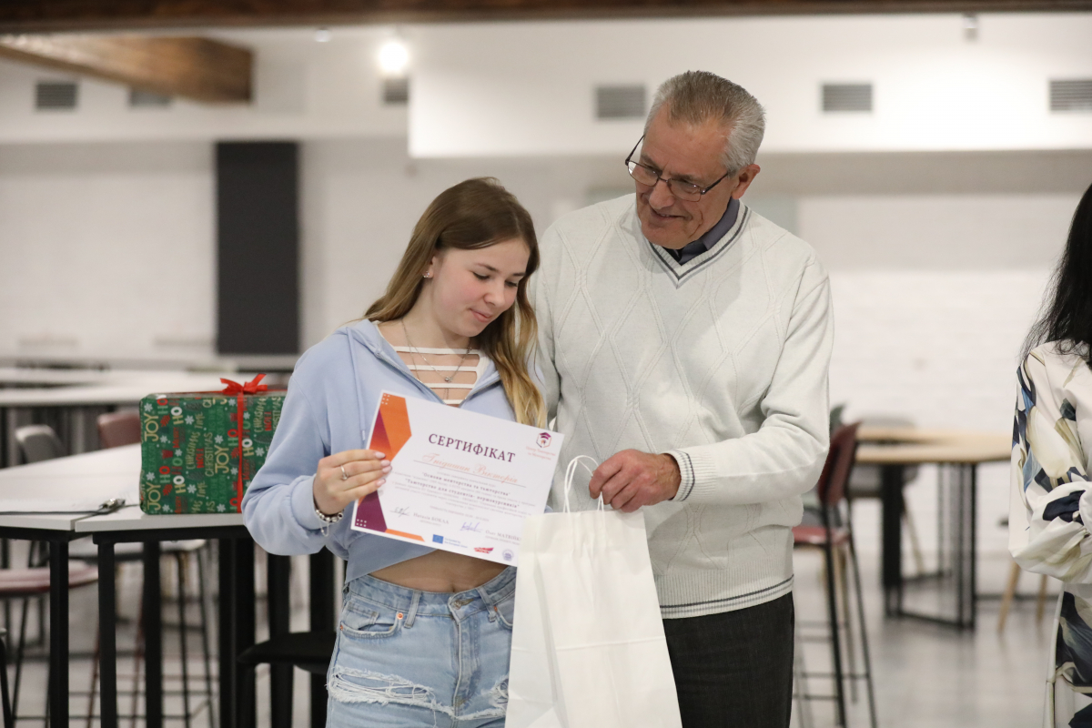 Фото з відкриття студентського простору