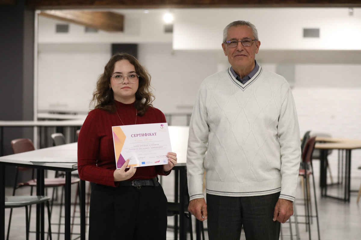 Фото з відкриття студентського простору