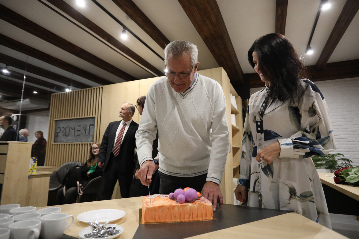 Фото з відкриття студентського простору