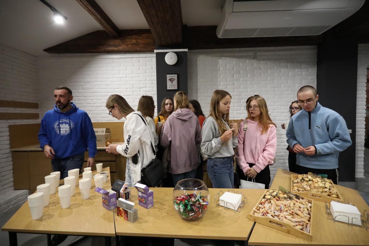 Фото з відкриття студентського простору