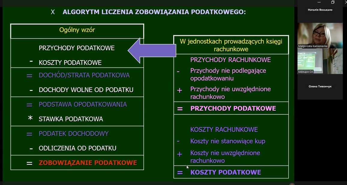 Скріншот з онлайн-лекції