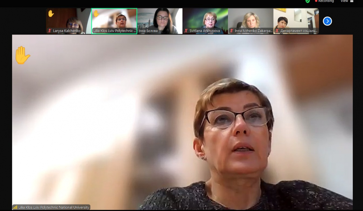 Скріншот з онлайн-заходу