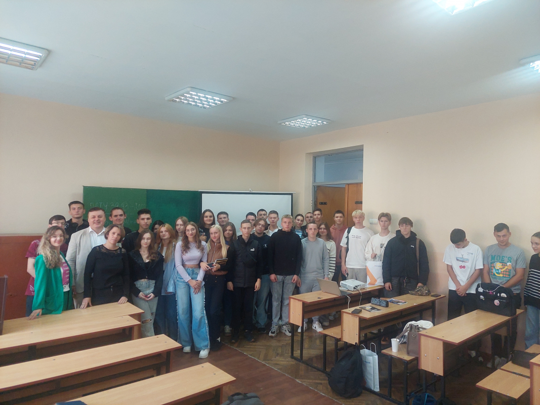 Фото із зустрічі у Львівській політехніці