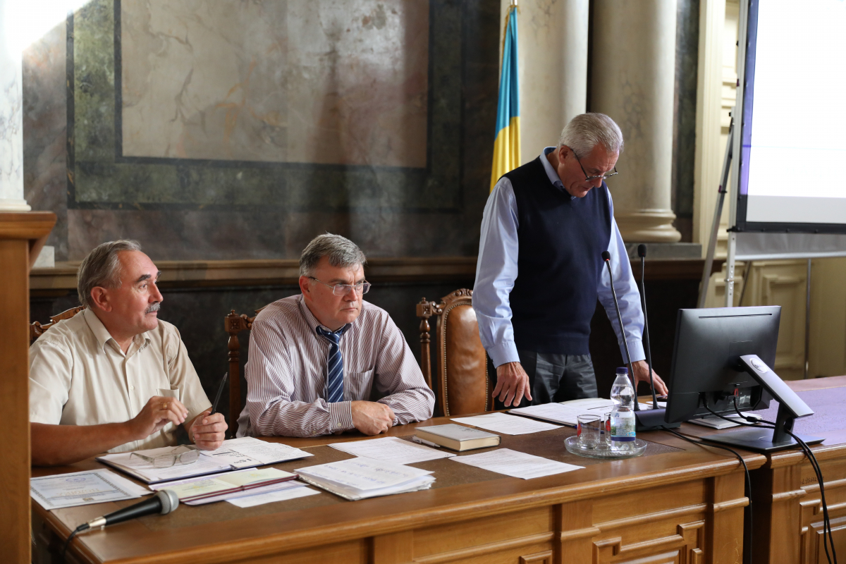 Фото із засідання Вченої ради