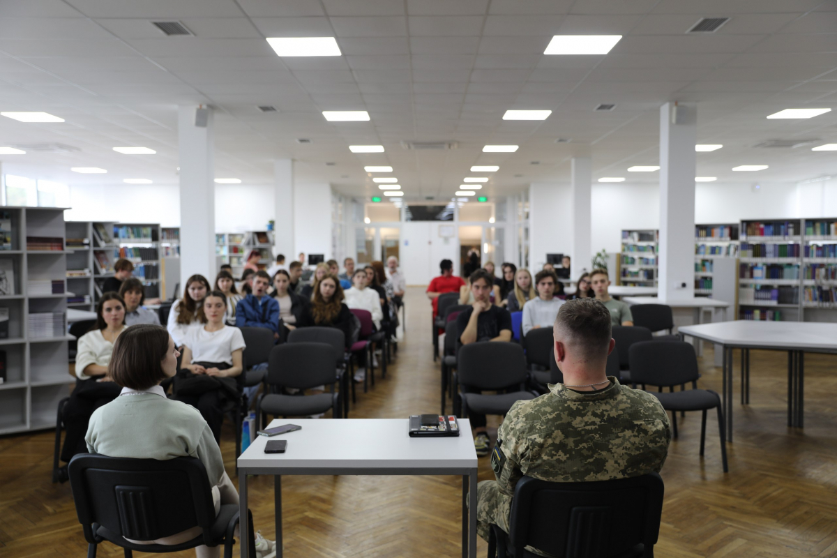 Фото із зустрічі у Львівській політехніці