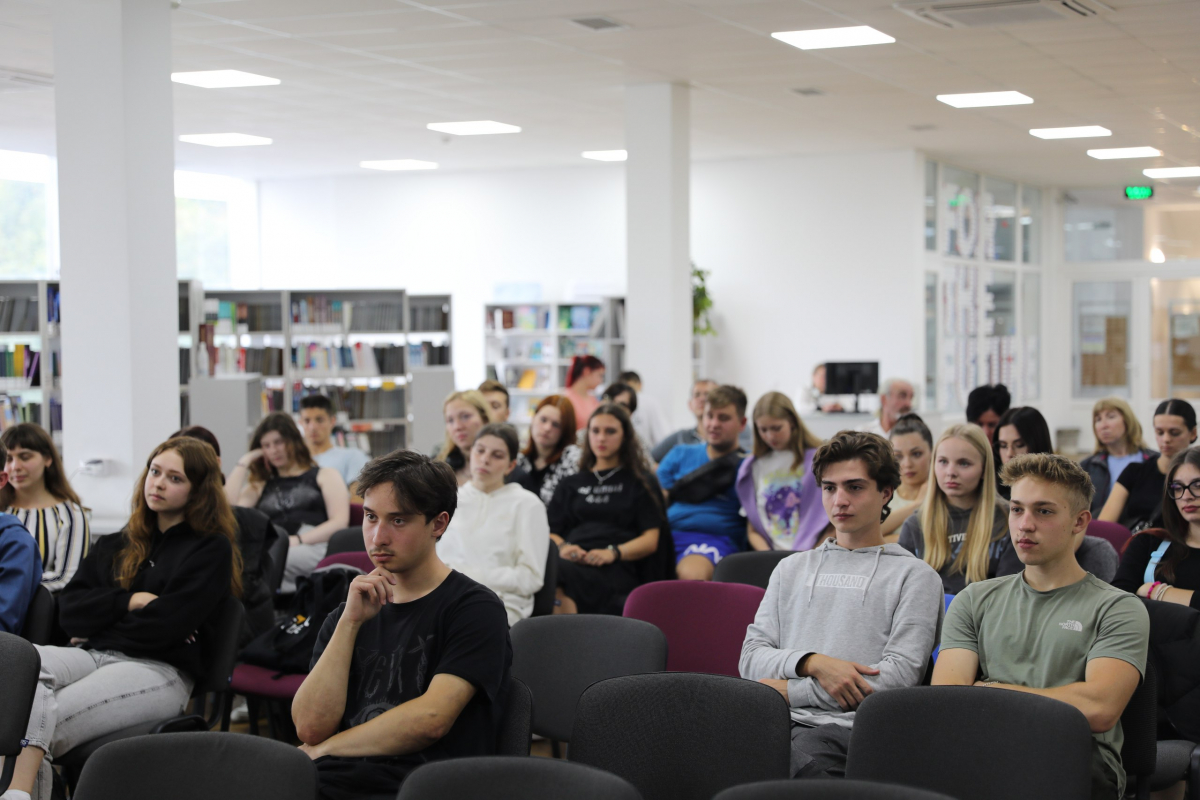 Фото із зустрічі у Львівській політехніці