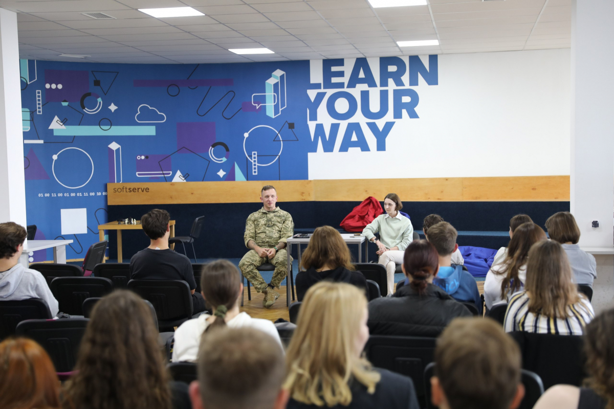 Фото із зустрічі у Львівській політехніці