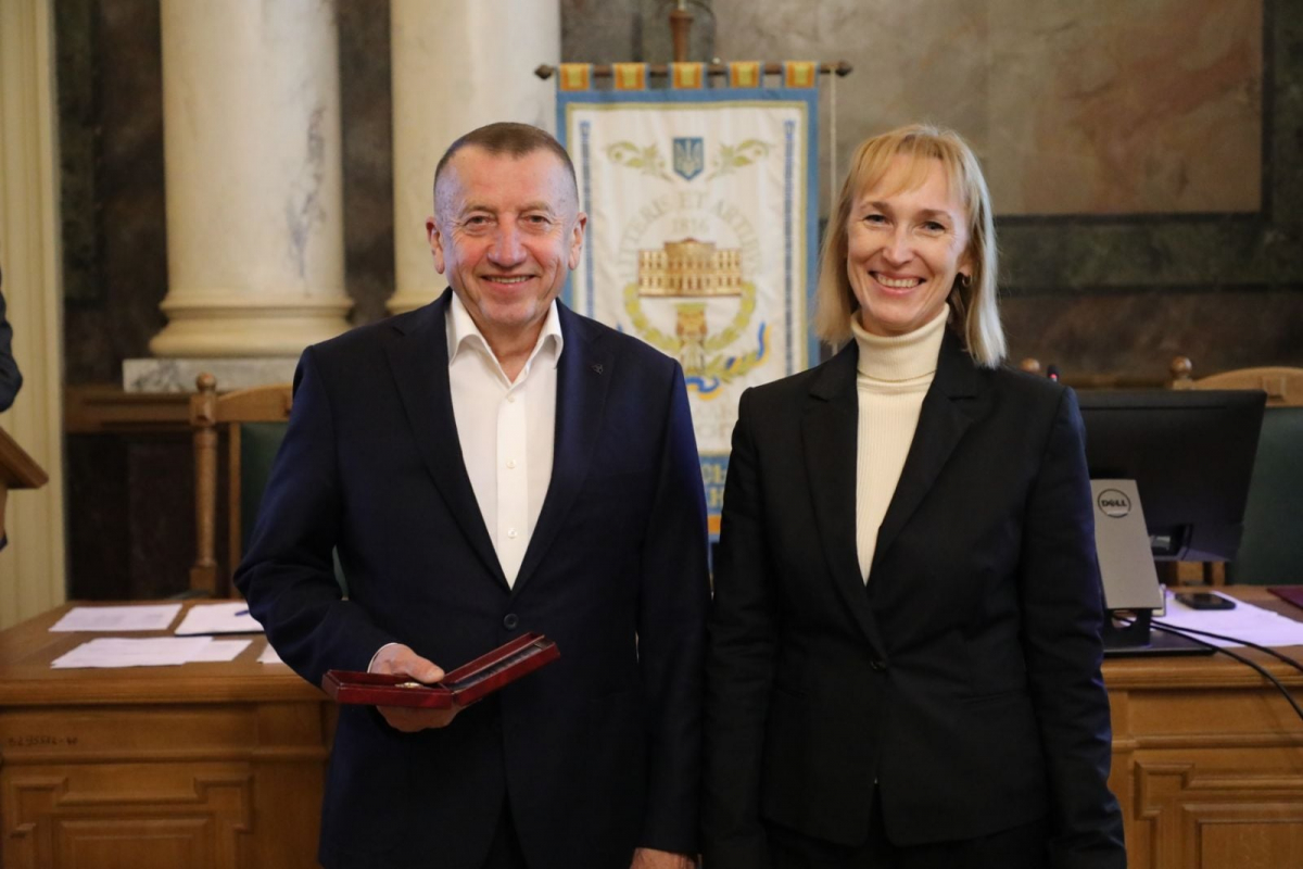 Володимир Ортинський і Наталія Шаховська