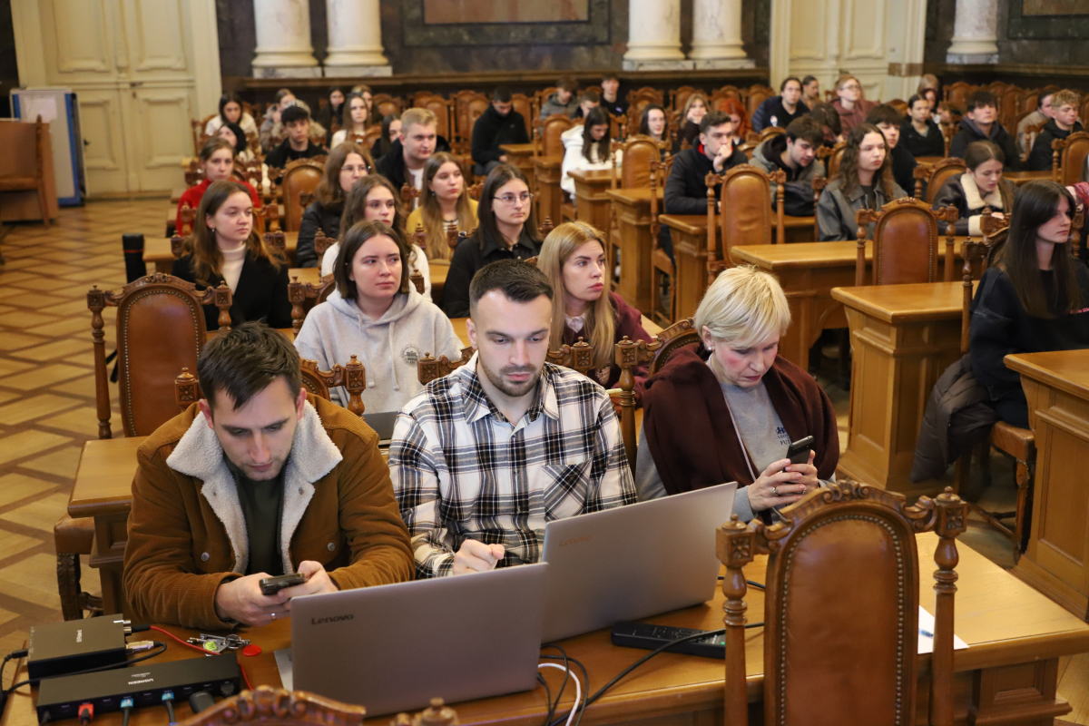 Фото із заходу у Львівській політехніці