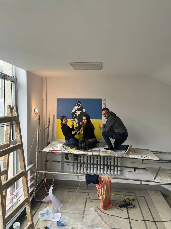 Фото з роботи над Стіною пам’яті