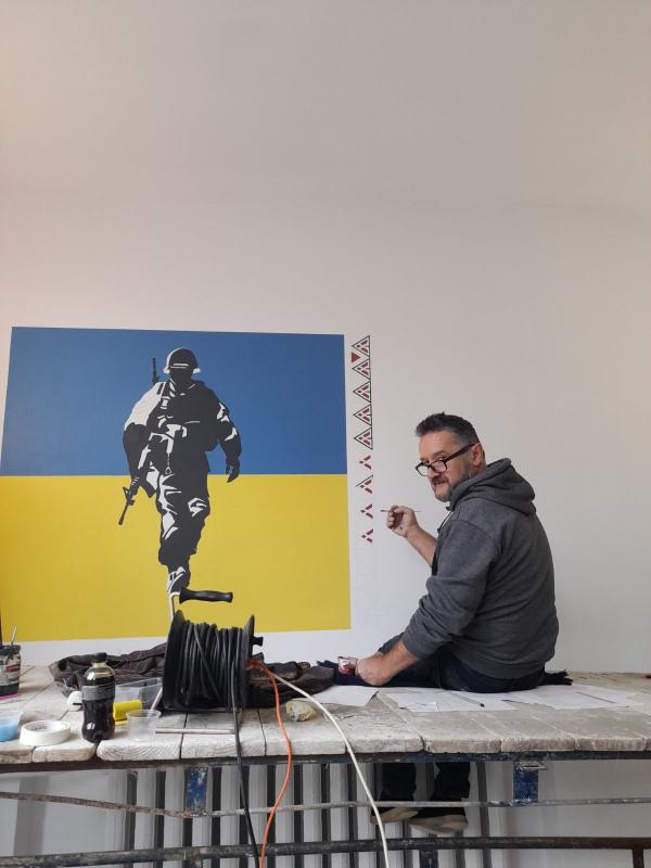 Фото з роботи над Стіною пам’яті