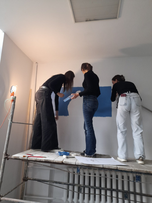 Фото з роботи над Стіною пам’яті