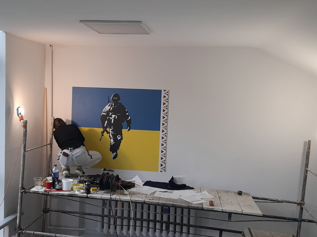 Фото з роботи над Стіною пам’яті