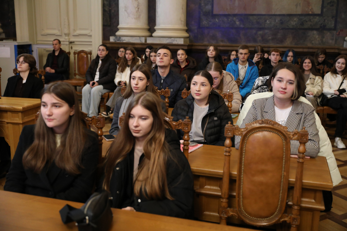 Фото із зустрічі у Львівській політехніці