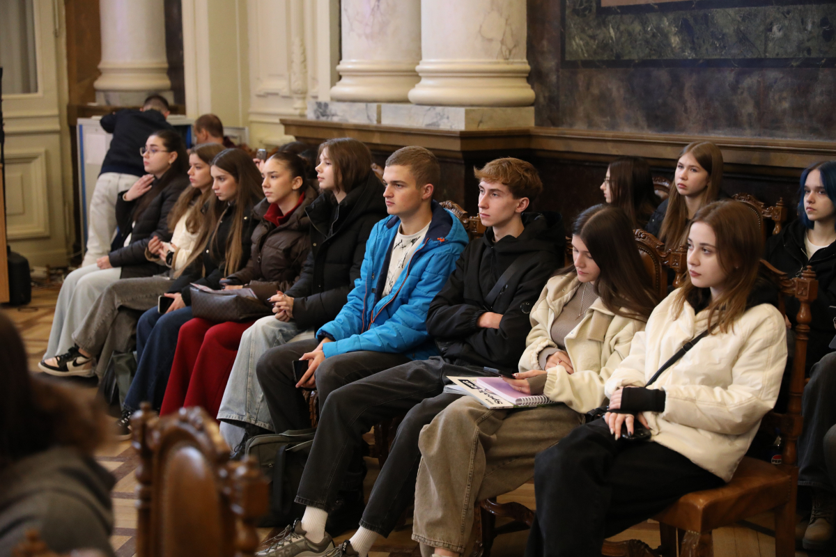 Фото із зустрічі у Львівській політехніці