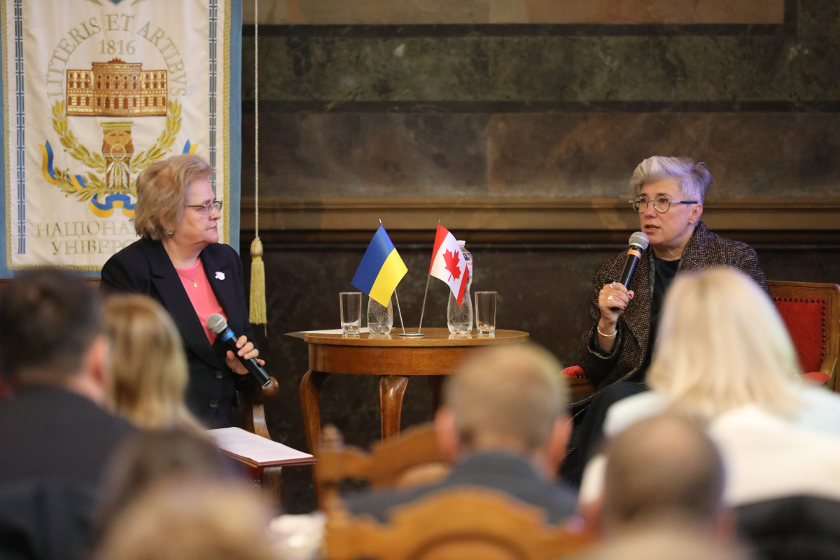 Фото із зустрічі у Львівській політехніці