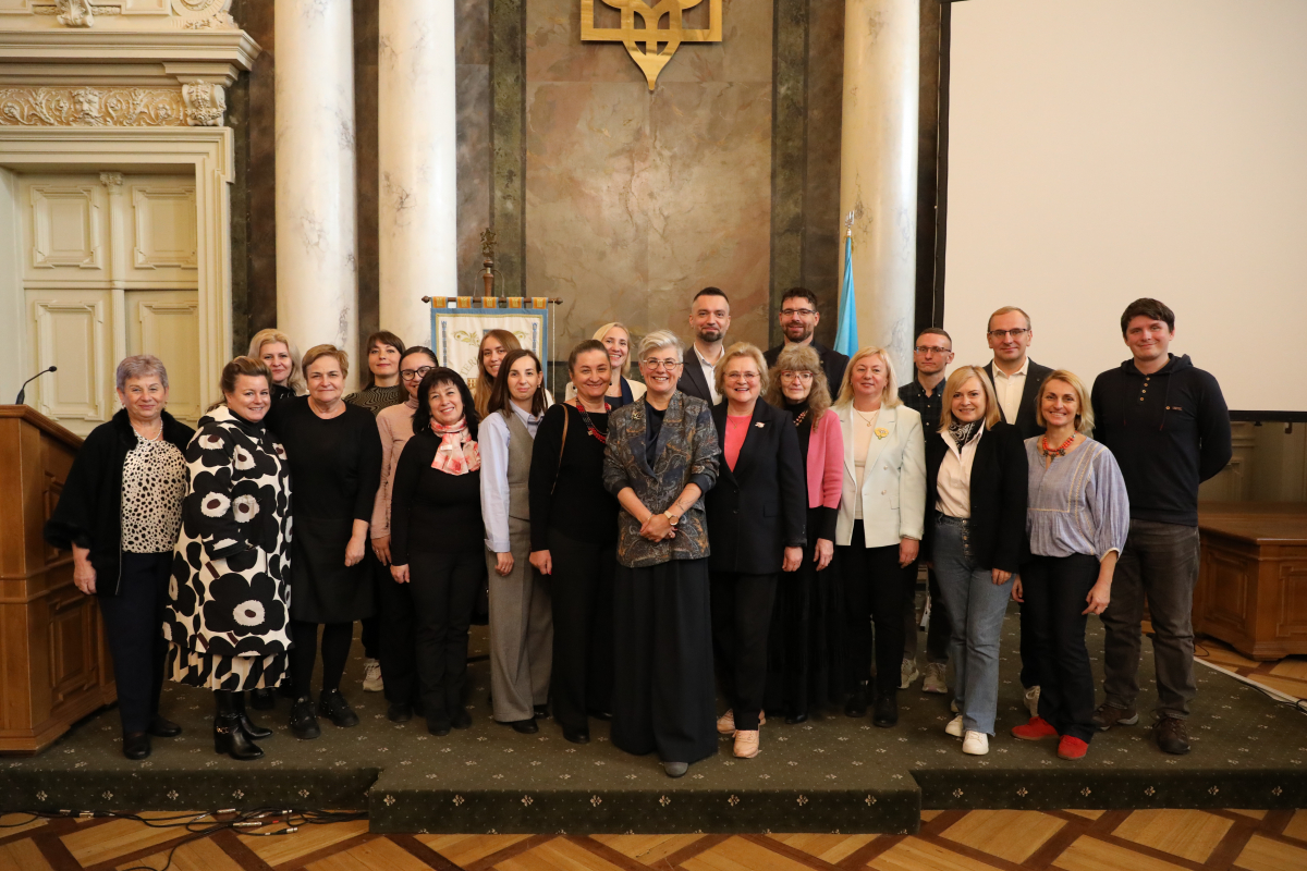 Фото із зустрічі у Львівській політехніці
